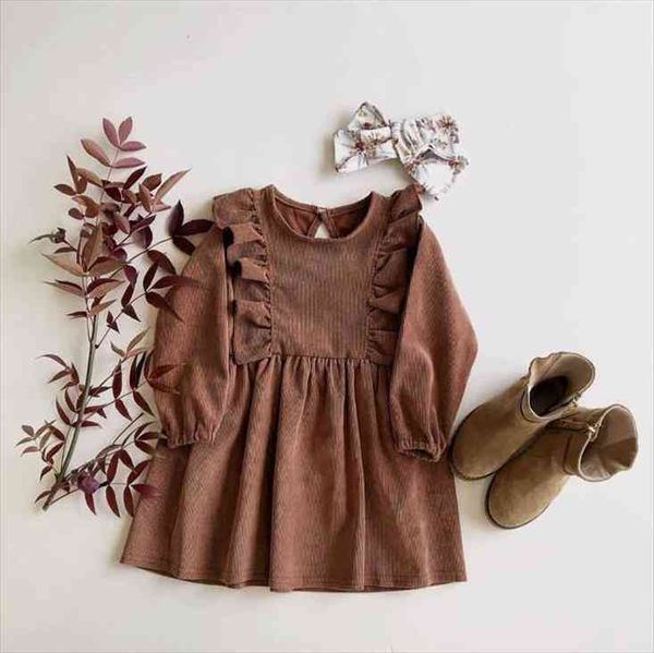 baby girls spring clothes girl dresses ruffle sleeve for corduroy kids clothing, Red;yellow
baby girls spring clothes girl dresses ruffle sleeve for corduroy kids clothing, Red;yellow