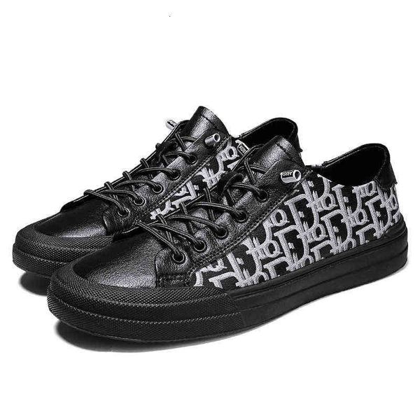 men's shoes spring and summer korean fashion leather leisure printing youth four seasons low breathable lazy board, Black
men's shoes spring and summer korean fashion leather leisure printing youth four seasons low breathable lazy board, Black