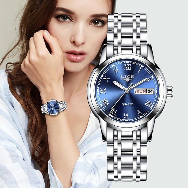 women watches stainless steel waterproof ladies quartz watch for bracelet gift +box wristwatches, Slivery;brown
women watches stainless steel waterproof ladies quartz watch for bracelet gift +box wristwatches, Slivery;brown