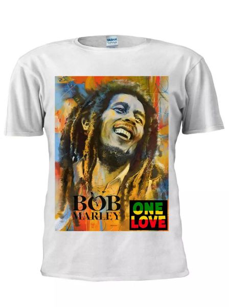 bob marley one love t shirt jamaican reggae trendy tee men women tee m793, White;black
bob marley one love t shirt jamaican reggae trendy tee men women tee m793, White;black