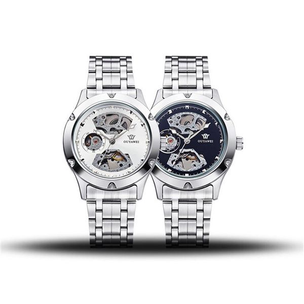 automatic mechanical watch hollow steel belt through bottom waterproof men's casual fashion wristwatches, Slivery;brown
automatic mechanical watch hollow steel belt through bottom waterproof men's casual fashion wristwatches, Slivery;brown