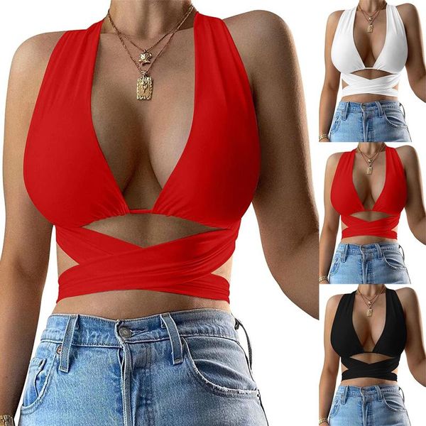 yoga outfit lace-up criss-cross deep v-neck low-cut halter and umbilical vest tank backless cute tee women party
yoga outfit lace-up criss-cross deep v-neck low-cut halter and umbilical vest tank backless cute tee women party