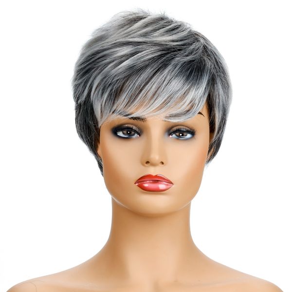 human hair wigs 10 inches 25cm short curly hairs hood rose inner net comfortable and breathable, Black
human hair wigs 10 inches 25cm short curly hairs hood rose inner net comfortable and breathable, Black