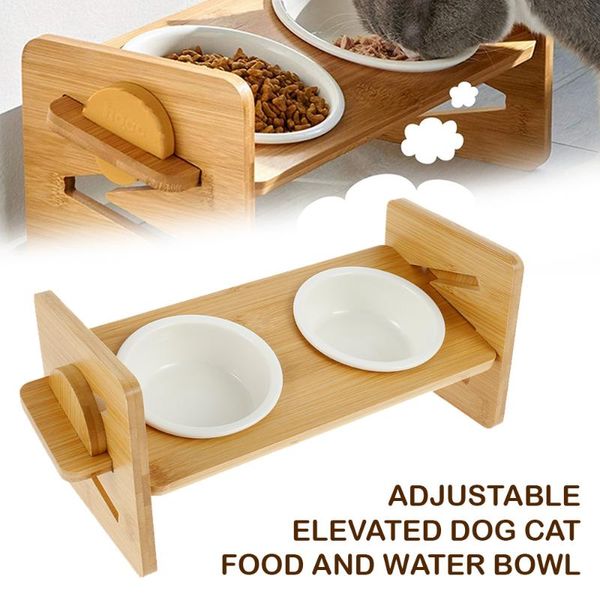 cat bowls & feeders adjustable double ceramic bowl for neck care, dog, cat, pet, wooden holder, feeder, water
cat bowls & feeders adjustable double ceramic bowl for neck care, dog, cat, pet, wooden holder, feeder, water