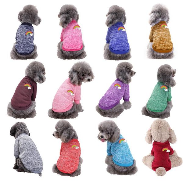 dog apparel rainbow knit sweater pet clothes shirt soft thick warm winter puppies
dog apparel rainbow knit sweater pet clothes shirt soft thick warm winter puppies