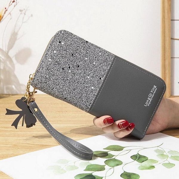 bling women wallet long creative female card holder pu coin purses girls envelope leather, Red;black
bling women wallet long creative female card holder pu coin purses girls envelope leather, Red;black