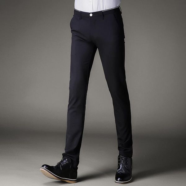 men's suits & blazers spring suit pants men fashion dress casual business wedding mens smart trousers slim fit formal for, White;black 
men's suits & blazers spring suit pants men fashion dress casual business wedding mens smart trousers slim fit formal for, White;black