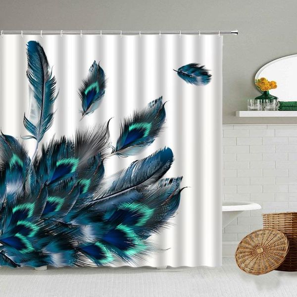peacocks feather pattern shower curtain color art bathroom bathtub waterproof polyester curtains home wall decoration with hook
peacocks feather pattern shower curtain color art bathroom bathtub waterproof polyester curtains home wall decoration with hook