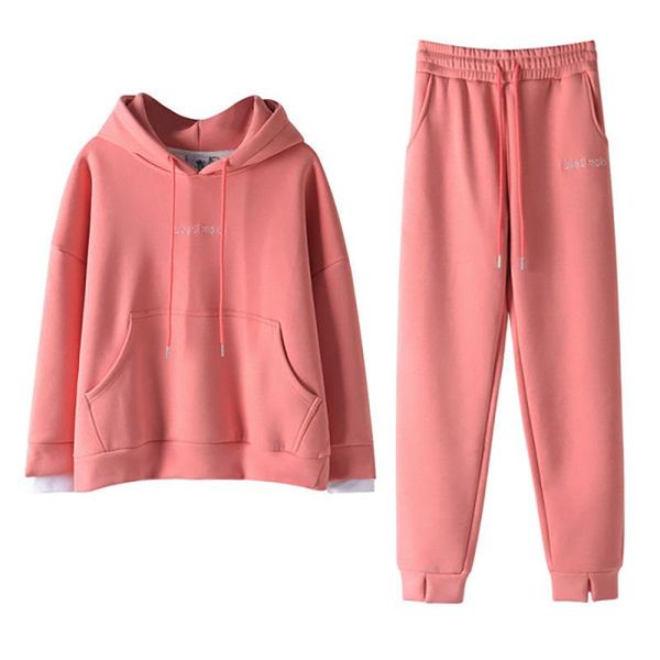 women's tracksuits two piece casual sports suit for women thick hoodies pullover sweatshirt and trousers female fashion winter outfits, Gray
women's tracksuits two piece casual sports suit for women thick hoodies pullover sweatshirt and trousers female fashion winter outfits, Gray