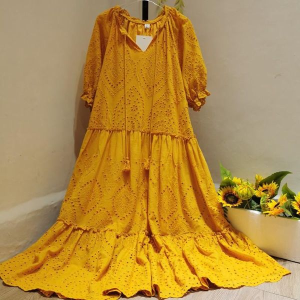 casual dresses hollow embroidery white dress female summer holiday french fairy, Black;gray
casual dresses hollow embroidery white dress female summer holiday french fairy, Black;gray