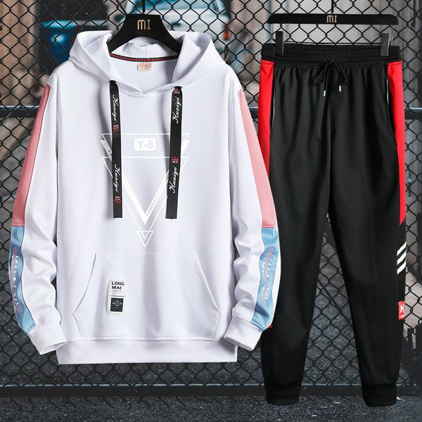 men's tracksuits 2021 sportswear spring leisure and autumn sweater with handsome fashion, Gray
men's tracksuits 2021 sportswear spring leisure and autumn sweater with handsome fashion, Gray