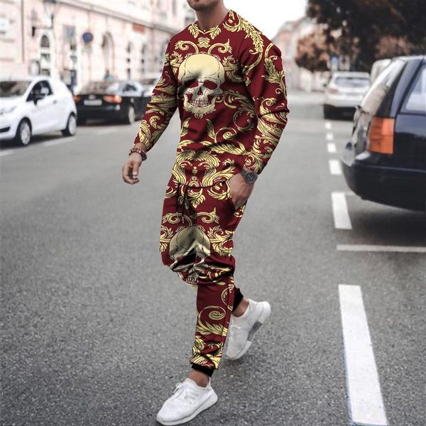 men's tracksuits 2021 autumn men set fashionable astronaut printed round neck long sleeve t-shirt casual suit two-piece + trousers, Gray
men's tracksuits 2021 autumn men set fashionable astronaut printed round neck long sleeve t-shirt casual suit two-piece + trousers, Gray
