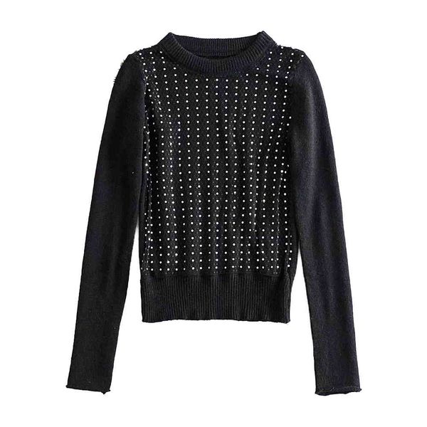 women knitted mesh see-through o-neck pull casual stylish sweater femme vetement ropa mujer 210420, White;black
women knitted mesh see-through o-neck pull casual stylish sweater femme vetement ropa mujer 210420, White;black