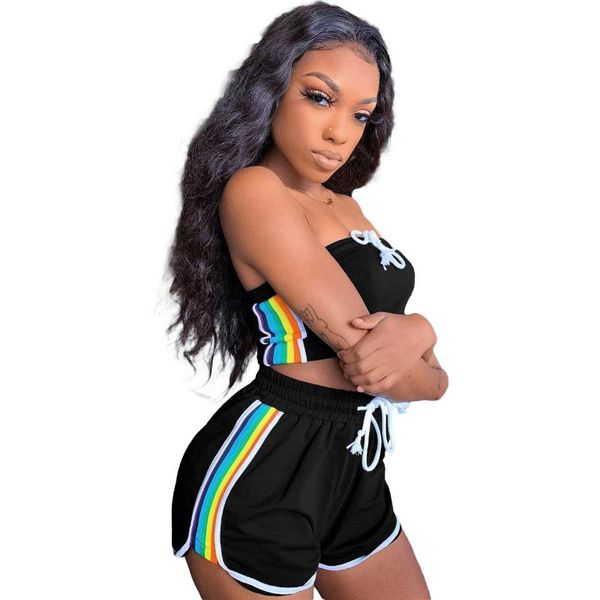 women's tracksuits european and american fashion wrapped chest strap two-piece suit, Gray
women's tracksuits european and american fashion wrapped chest strap two-piece suit, Gray