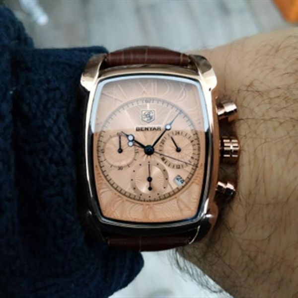 wristwatches benyar fashion sport chronograph men's watches waterproof 30m genuine leather strap luxury classic rectangle case quartz w, Slivery;brown
wristwatches benyar fashion sport chronograph men's watches waterproof 30m genuine leather strap luxury classic rectangle case quartz w, Slivery;brown