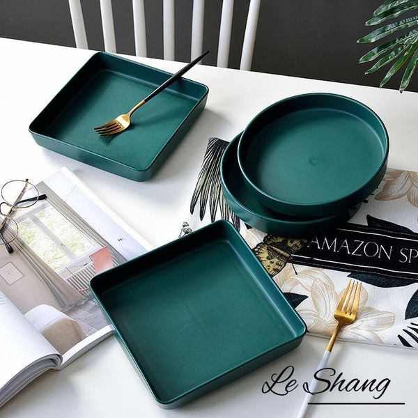 dishes & plates creative sala matte emerald plate solid ceramic vajilla household ceramics green dinnerware set sets
dishes & plates creative sala matte emerald plate solid ceramic vajilla household ceramics green dinnerware set sets