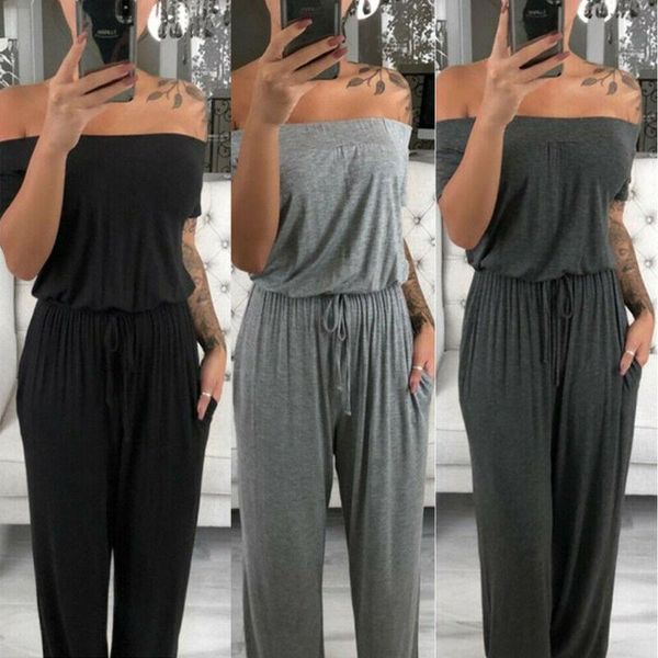 women's jumpsuits & rompers fashion women jumpsuit short sleeve wide legs bodycon boho loose romper trousers casual playsuit bodysuit c, Black;white
women's jumpsuits & rompers fashion women jumpsuit short sleeve wide legs bodycon boho loose romper trousers casual playsuit bodysuit c, Black;white