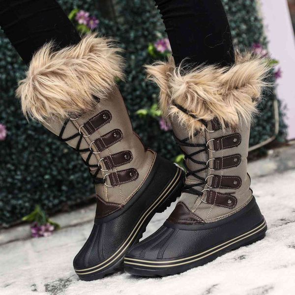 boots women winter fashion outdoor snow booties comfort shoes woman knee high warm faux suede slim 73me, Black
boots women winter fashion outdoor snow booties comfort shoes woman knee high warm faux suede slim 73me, Black