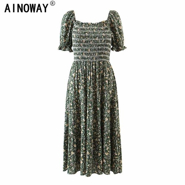casual dresses vintage chic women floral print beach bohemian midi dress ladies short sleeve rayon cotton elestic boho vestidos, Black;gray
casual dresses vintage chic women floral print beach bohemian midi dress ladies short sleeve rayon cotton elestic boho vestidos, Black;gray