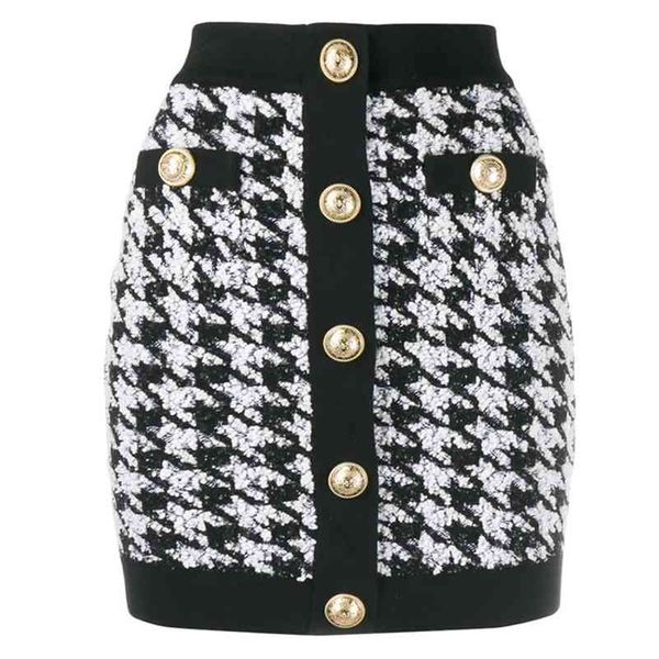 designer skirt women's lion buttons shimmer tweed houndstooth mini skirt 210401, Black
designer skirt women's lion buttons shimmer tweed houndstooth mini skirt 210401, Black