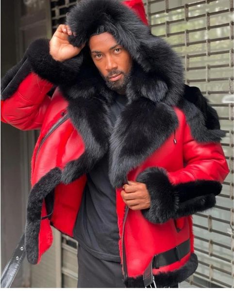 men's jackets men leather coat winter thicken velvet fur collar zipper patchwork red jacket fashion outerwear coats cardigan, Black;brown
men's jackets men leather coat winter thicken velvet fur collar zipper patchwork red jacket fashion outerwear coats cardigan, Black;brown