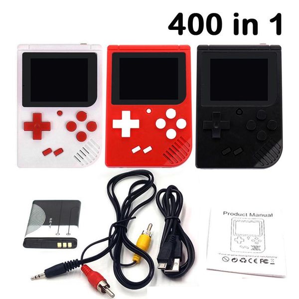 portable game players 2021 retro mini handheld console 8-bit 3.0 inch color lcd kids player supprot tv av out classic built-in 400 games
portable game players 2021 retro mini handheld console 8-bit 3.0 inch color lcd kids player supprot tv av out classic built-in 400 games