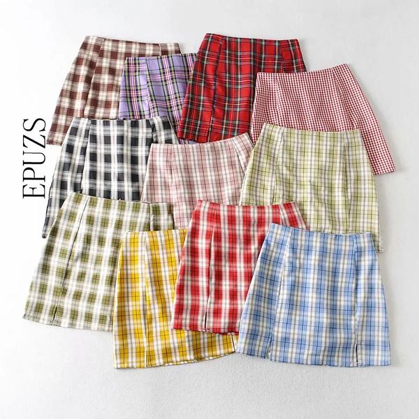 summer blue plaid skirts womens vintage mini skirt pencil high waist casual ladies faldas mujer 2021, Black
summer blue plaid skirts womens vintage mini skirt pencil high waist casual ladies faldas mujer 2021, Black