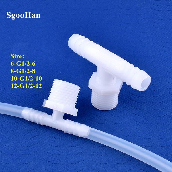 watering equipments 2~100pcs g1/2 male thread to 8~12mm pe tee connector aquarium tank adapter air pump hose pagoda joint water supply pipe
watering equipments 2~100pcs g1/2 male thread to 8~12mm pe tee connector aquarium tank adapter air pump hose pagoda joint water supply pipe