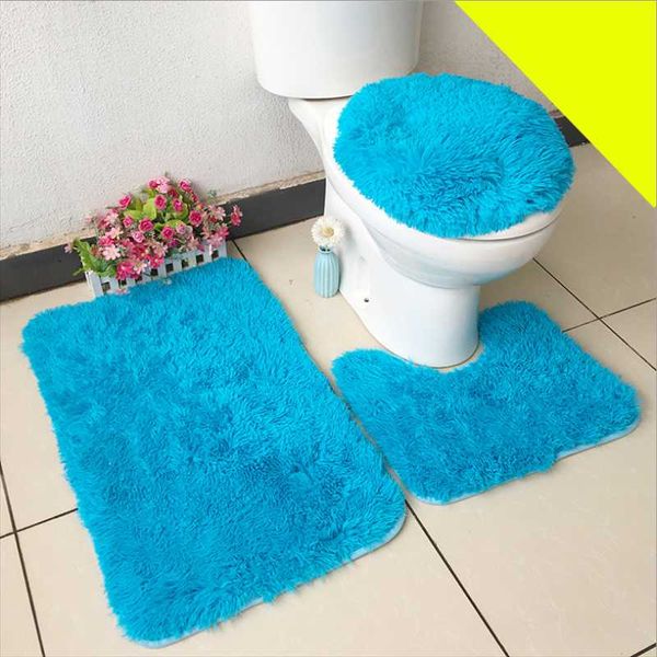 3pcs plush bath mats thicken soft solid color bathroom non-slip rugs toilet seat cover decor water absorbent carpet u shape pads
3pcs plush bath mats thicken soft solid color bathroom non-slip rugs toilet seat cover decor water absorbent carpet u shape pads