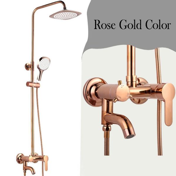 colors rainfall shower faucet set mixer tap, gold plated bath wall mounted, bathroom brass sets
colors rainfall shower faucet set mixer tap, gold plated bath wall mounted, bathroom brass sets