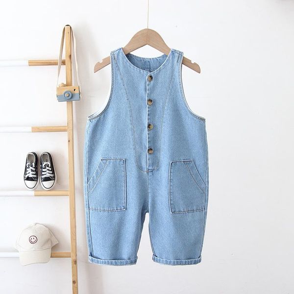 children's clothing 2021 product spring overalls kid's korean style western boys girls denim 1 piece baby girl clothe jumpsuits, Blue
children's clothing 2021 product spring overalls kid's korean style western boys girls denim 1 piece baby girl clothe jumpsuits, Blue