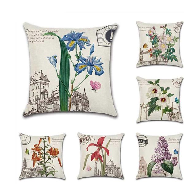 cushion/decorative pillow retro linen flowers sofa decorative cushion cover pillowcase 45*45 throw home decor
cushion/decorative pillow retro linen flowers sofa decorative cushion cover pillowcase 45*45 throw home decor