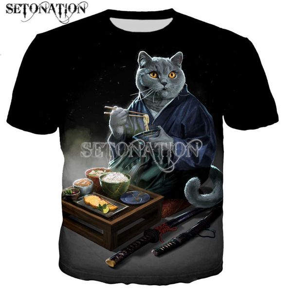 men's t-shirts japanese samurai cat t shirt men/women 3d printed casual harajuku style tshirt streetwear drop, White;black
men's t-shirts japanese samurai cat t shirt men/women 3d printed casual harajuku style tshirt streetwear drop, White;black