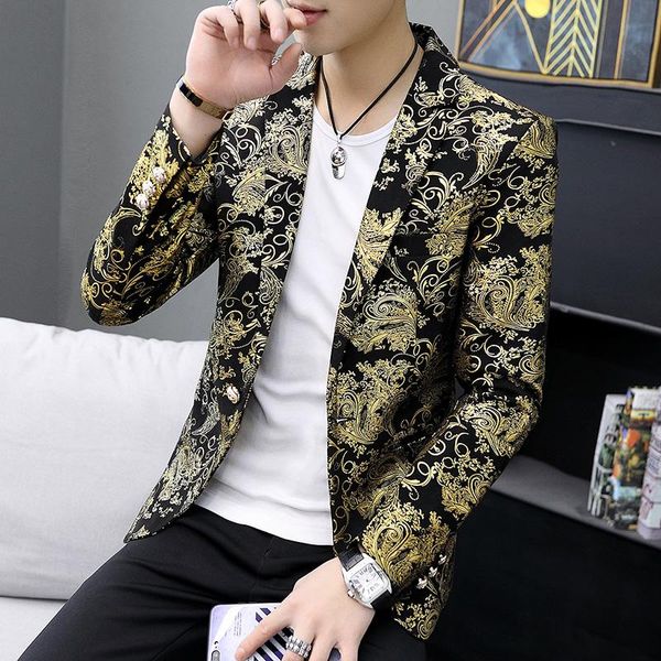 men's suits & blazers 2021 jacquard suit men printed rose casual man fashion party trend male dress plus size 3xl, White;black
men's suits & blazers 2021 jacquard suit men printed rose casual man fashion party trend male dress plus size 3xl, White;black