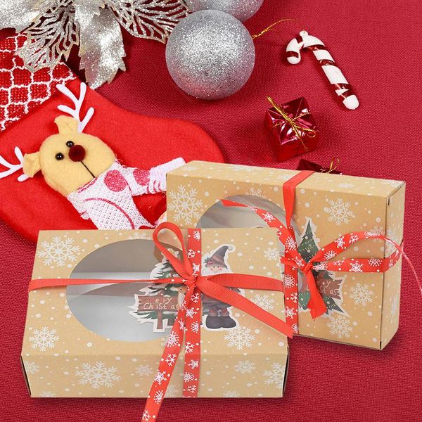 gift wrap 6pcs santa snowman kraft paper transparent christmas box xmas party favor candy cookie packaging boxes
gift wrap 6pcs santa snowman kraft paper transparent christmas box xmas party favor candy cookie packaging boxes