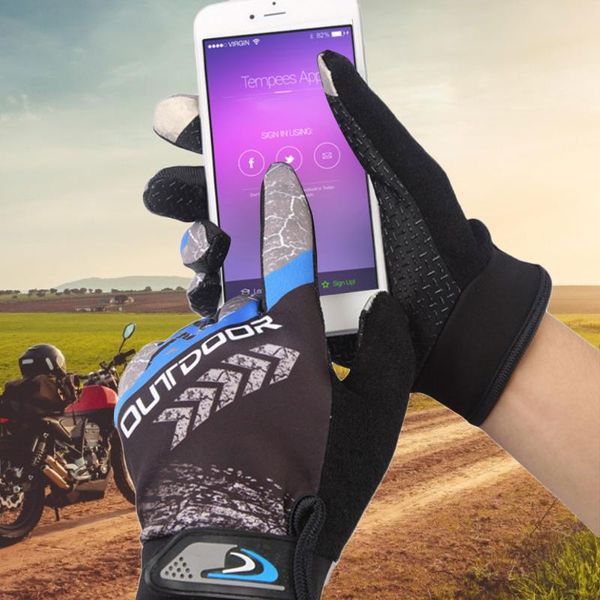 cycling gloves full-finger non-slip bicycle glove outdoor motorcycle racing touch screen mountain bike professional accessories, Black
cycling gloves full-finger non-slip bicycle glove outdoor motorcycle racing touch screen mountain bike professional accessories, Black