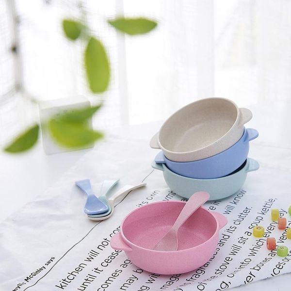 bowls baby feeding tableware bowl kids dishes eating dinnerware sets anti- training wheat straw bowl+spoon
bowls baby feeding tableware bowl kids dishes eating dinnerware sets anti- training wheat straw bowl+spoon