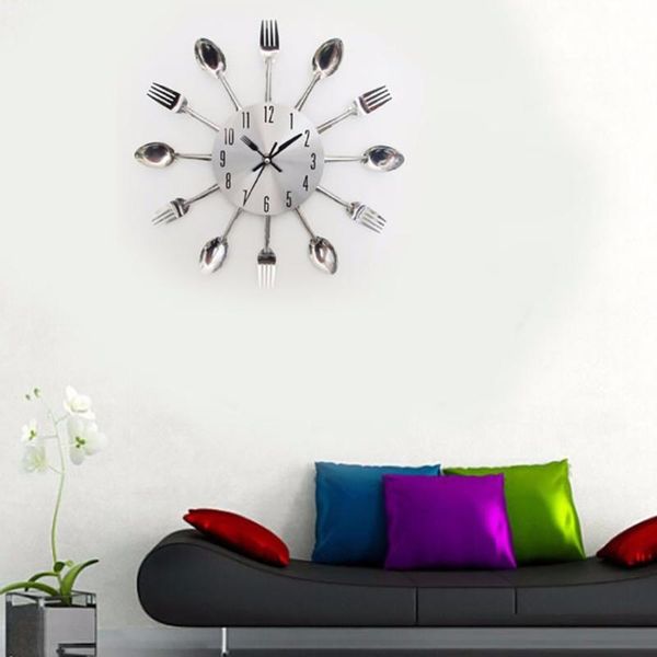 wall clocks fashion diy noiseless clock modern design horloge cutlery knife fork home decoration kitchen living room
wall clocks fashion diy noiseless clock modern design horloge cutlery knife fork home decoration kitchen living room