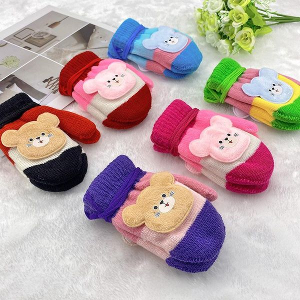 children's mittens plush thick warm baby gloves winter woolen anti-lost lanyard kid coral fleece full finger for 0-4y kids, White
children's mittens plush thick warm baby gloves winter woolen anti-lost lanyard kid coral fleece full finger for 0-4y kids, White
