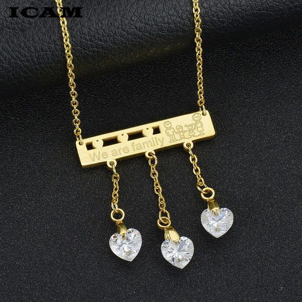 pendant necklaces icam simple family necklace stainless steel father mother girl boy love heart for women men, Silver
pendant necklaces icam simple family necklace stainless steel father mother girl boy love heart for women men, Silver