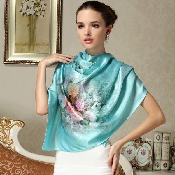 scarves style women summer printing 100% silk suit accessories women's & wraps, Blue;gray
scarves style women summer printing 100% silk suit accessories women's & wraps, Blue;gray