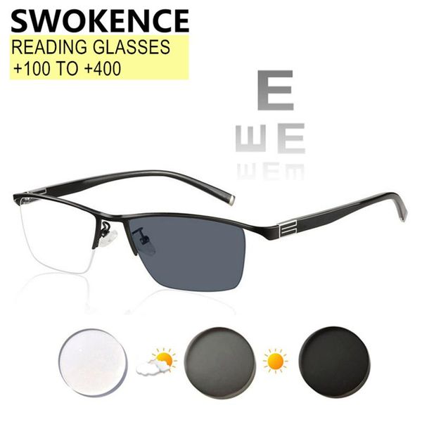 sunglasses swokence anti blue ray pochromic reading glasses men women business alloy frame spectacles for presbyopic or hyperopia r138, White;black
sunglasses swokence anti blue ray pochromic reading glasses men women business alloy frame spectacles for presbyopic or hyperopia r138, White;black