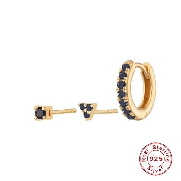 hoop & huggie boako earrings for women black crystal charming 925 sterling silver pendant prevent allergy fashion jewelry, Golden;silver
hoop & huggie boako earrings for women black crystal charming 925 sterling silver pendant prevent allergy fashion jewelry, Golden;silver