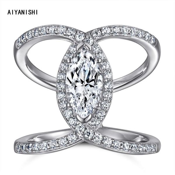 cluster rings aiyanishi 925 sterling silver band ring for women exaggerated shiny office lady versatile finger, Golden;silver
cluster rings aiyanishi 925 sterling silver band ring for women exaggerated shiny office lady versatile finger, Golden;silver