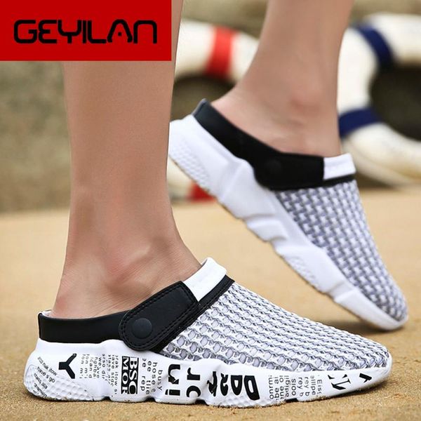 sandals men plus size 39-46 summer breathable air mesh lighted slippers outdoor beach shoes casual, Black
sandals men plus size 39-46 summer breathable air mesh lighted slippers outdoor beach shoes casual, Black
