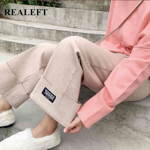 autumn winter woolen women's pants casual wide leg pant high waist ankle-length chic straight loose trousers 210428, Black;white
autumn winter woolen women's pants casual wide leg pant high waist ankle-length chic straight loose trousers 210428, Black;white