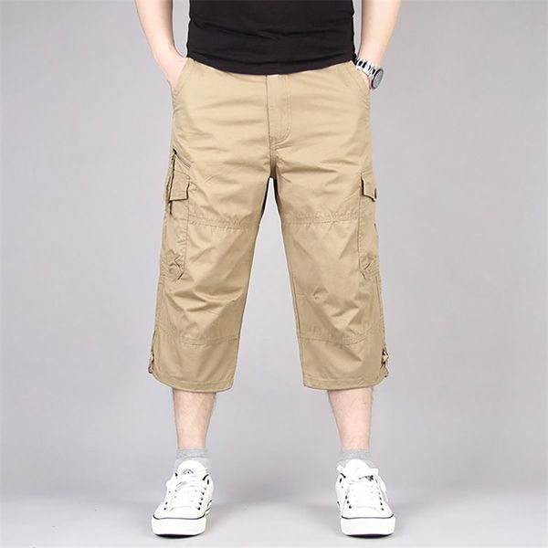 summer men's shorts man casual fashion oversize cargo pants multi-pocket military cropped trousers clothing homme cotton short 210713, White;black
summer men's shorts man casual fashion oversize cargo pants multi-pocket military cropped trousers clothing homme cotton short 210713, White;black