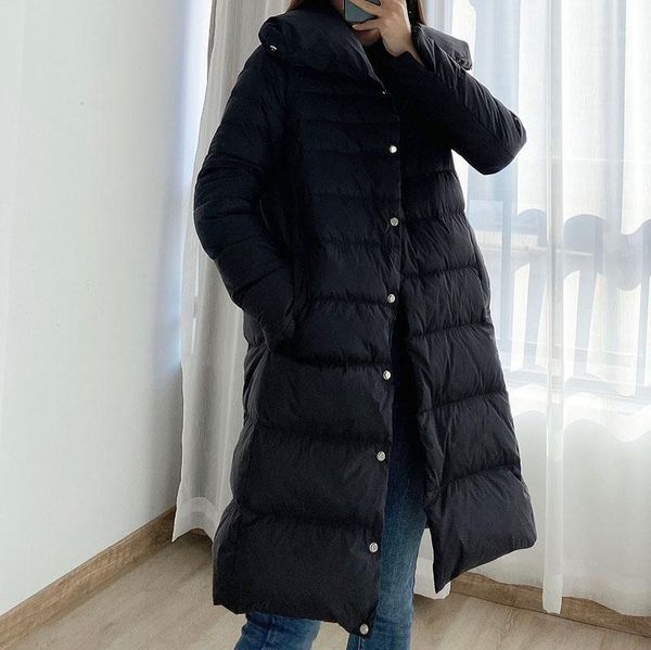 women down jacket three colors available long sleeve turn-down collar keep warm lady coat women's & parkas, Black
women down jacket three colors available long sleeve turn-down collar keep warm lady coat women's & parkas, Black