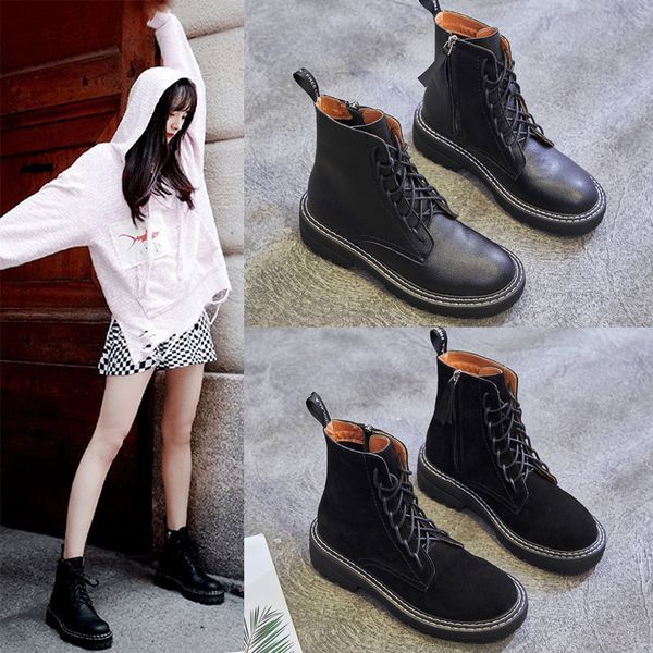 martin boots women autumn and winter korean version ghost emperor leather psh thin short fashion special price, Black
martin boots women autumn and winter korean version ghost emperor leather psh thin short fashion special price, Black