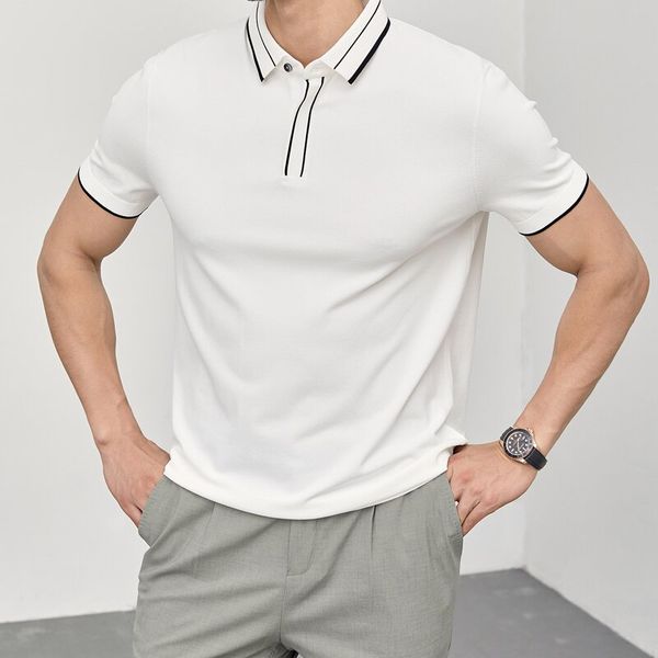 craze pattern men's zipper polo shirt comfortable breathable fashionable cool daily travel work party, White;black
craze pattern men's zipper polo shirt comfortable breathable fashionable cool daily travel work party, White;black
